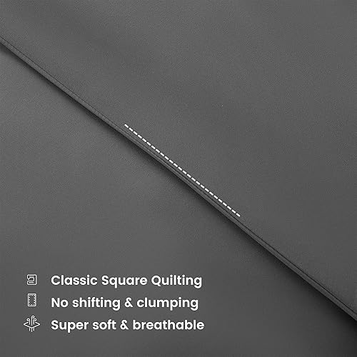 Miniatura 4 de SLEEP ZONE Juego de edredón refrescante reversible de tamaño individual para niños, edredón de cama alternativo de plumón suave y transpirable para