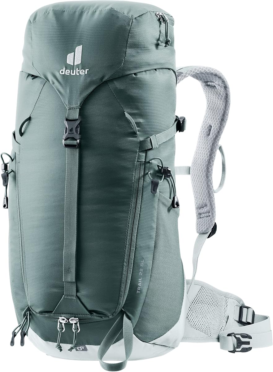 Mochila Deuter Trail 22L SL para mujer para senderismo y escalada en montaña - Verde azulado-estaño