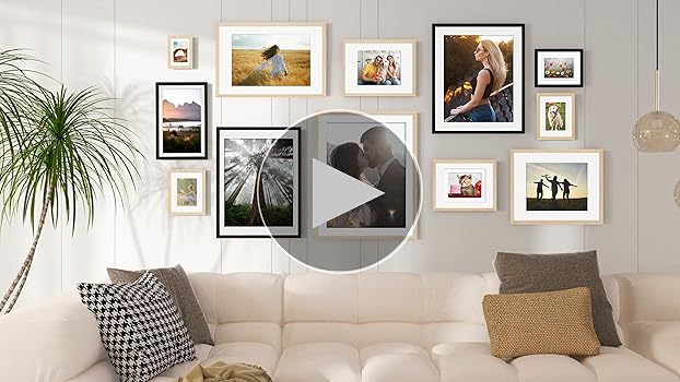 Amazon.com - GiftMust 24x36 Wood Poster Frame Set of 2