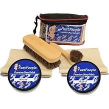 FeetPeople Deluxe Leather Care Kit with Travel Bag