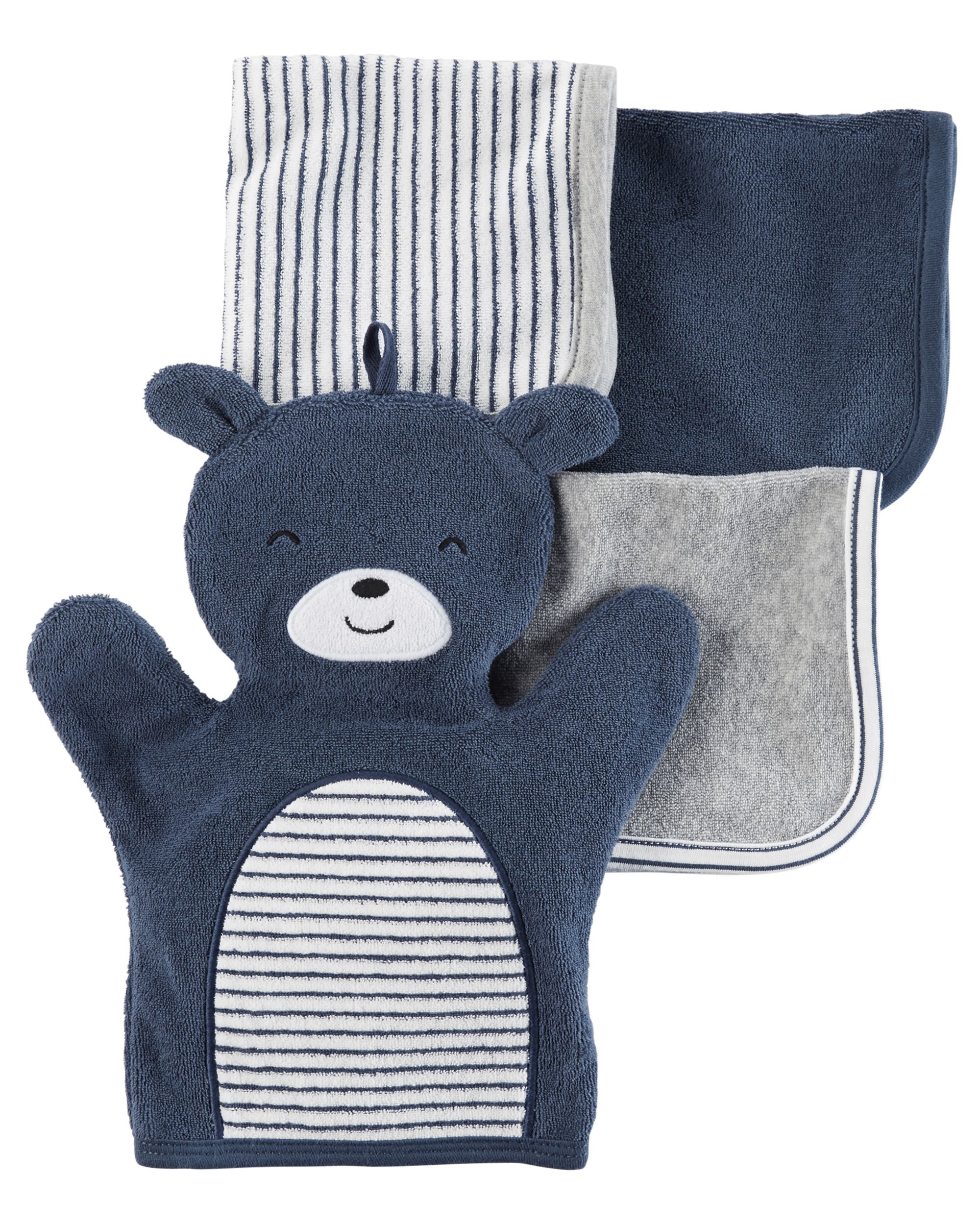 Carter's Baby Boys' Bear 4-pack Washcloths