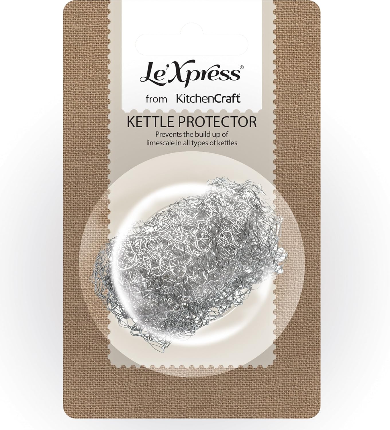 KitchenCraft Le'Xpress Kettle Descaler/Wire Ball Limescale Remover, Stainless Steel