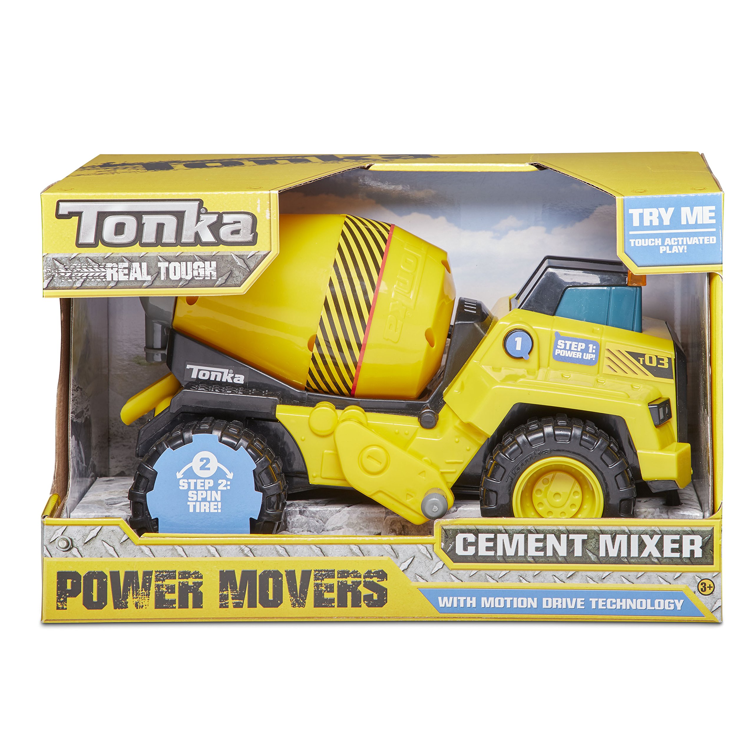 tonka power movers cement mixer