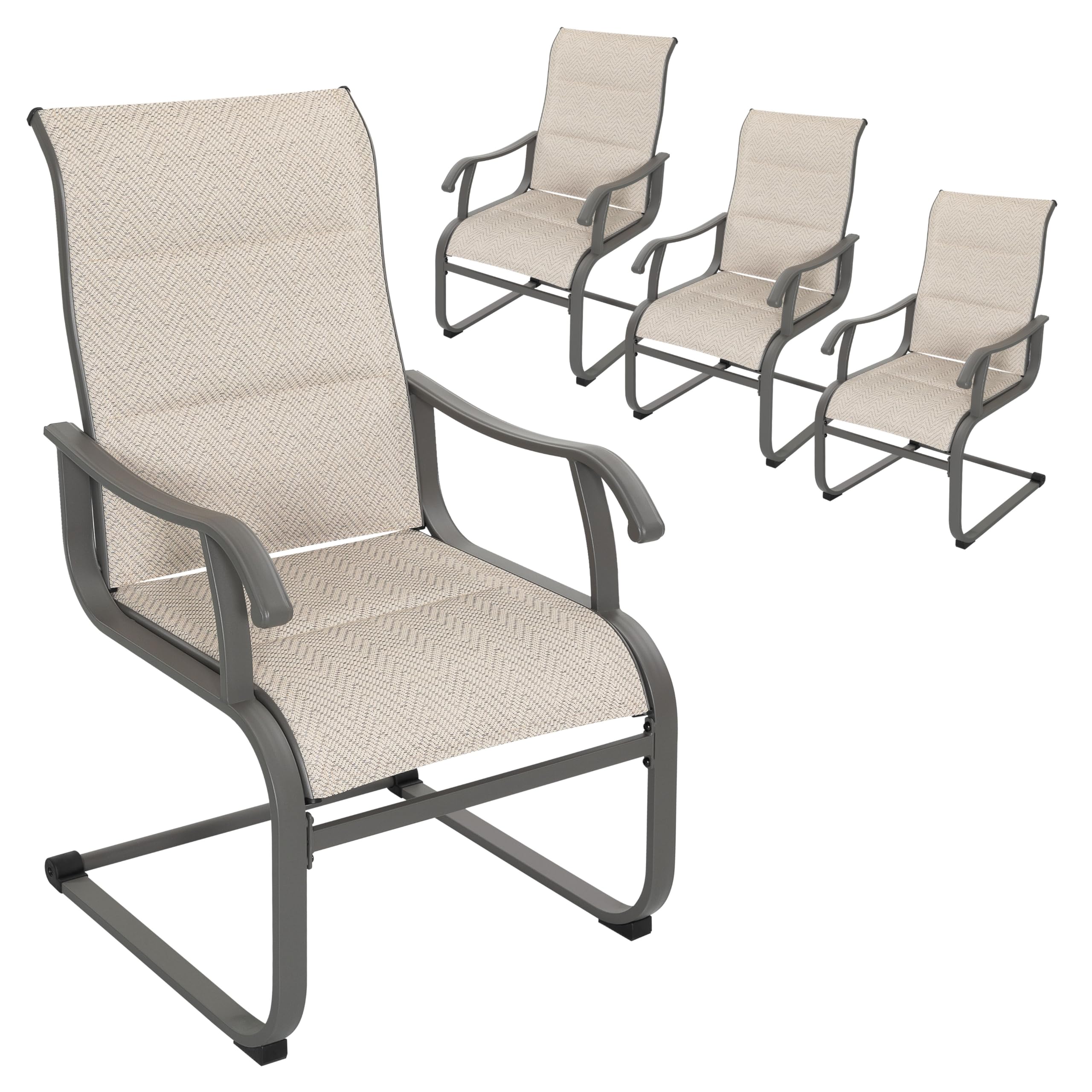 NUU GARDEN Rocking Chairs Set of 4