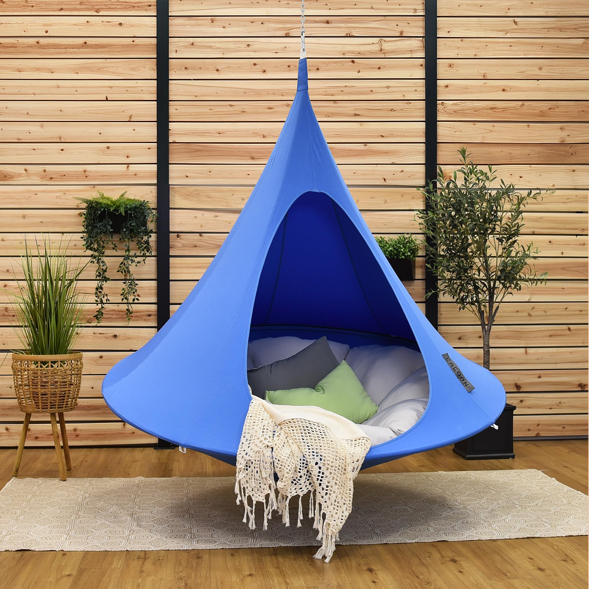 Amazon.com : Double Cacoon Hanging Chair for Two – Cozy Indoor