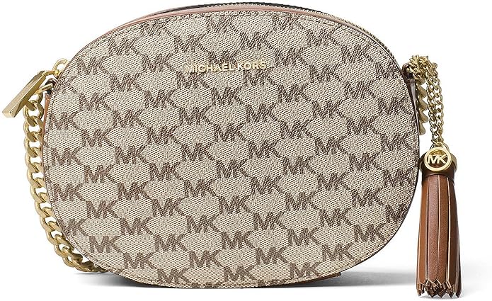 ginny medium logo crossbody bolsa michael kors