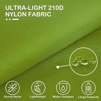 Cipway Compression Packing Cubes, Ultralight Travel Luggage Organizer Sets Extensible Travel Essentials for Carry on Suitcase(Green 6pcs)