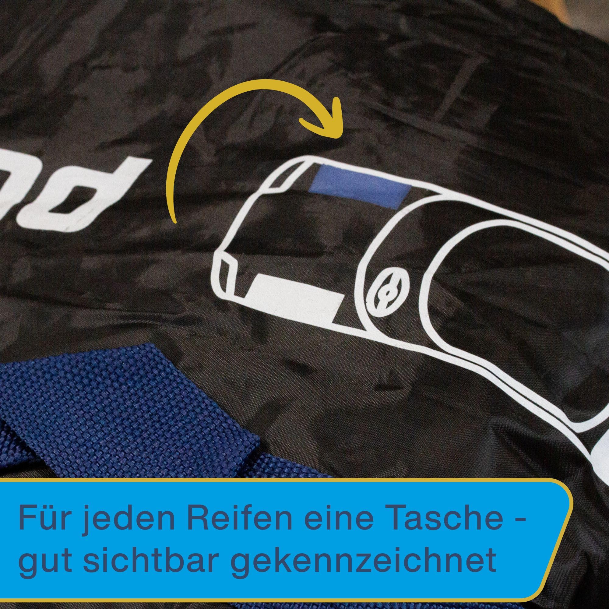 Unitec 75555 Torba Na Opony, 4 sztuki