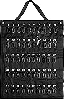 Vista 1 de Rollable Key Case, Roll Up Key Organizer, Roll Up Key Case, Flexible Durable Vinyl, 50 Keys