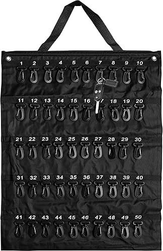 Estuche para llaves enrollable, organizador de llaves enrollable, funda enrollable para llaves, vinilo flexible y duradero, 50 llaves