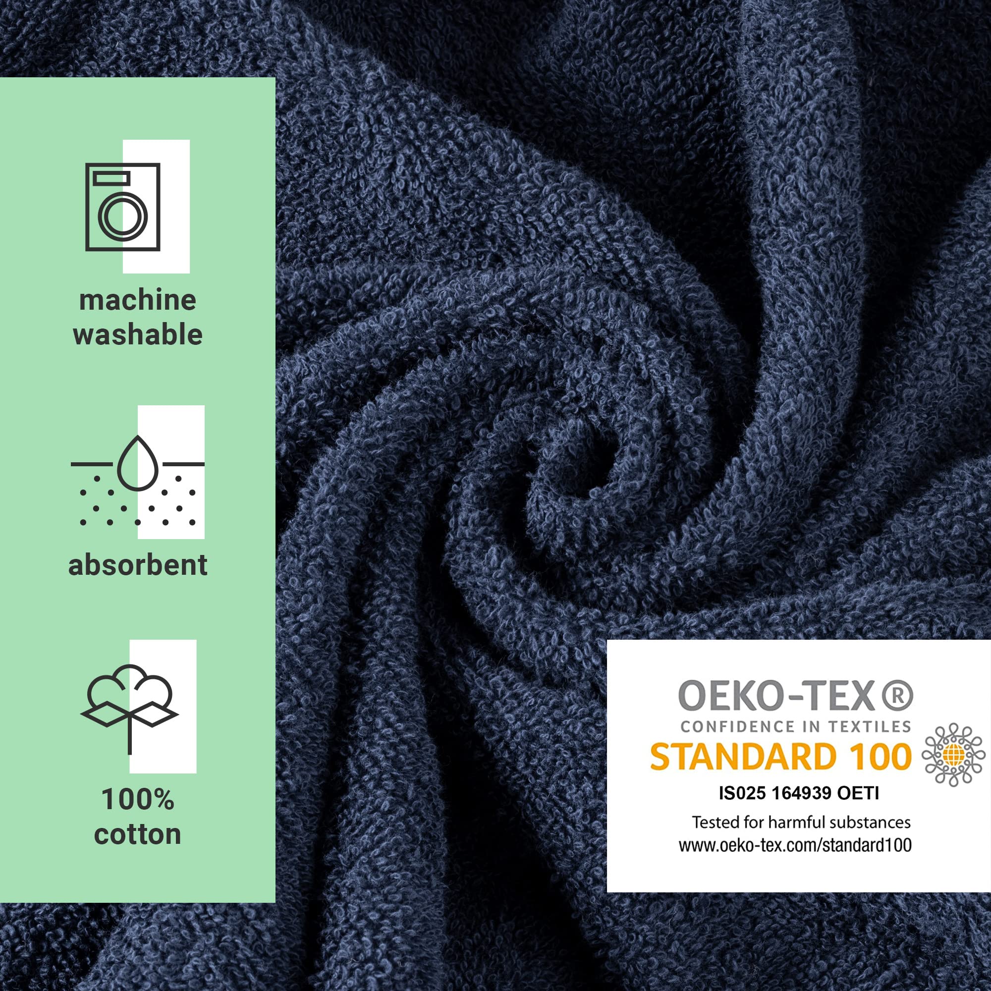 HOMELEVEL Badeponcho für Kinder und Teenager - Poncho Handtuch für Strand Schwimmbad - Surfponcho mit Kapuze - Bademantel für Jungen und Mädchen