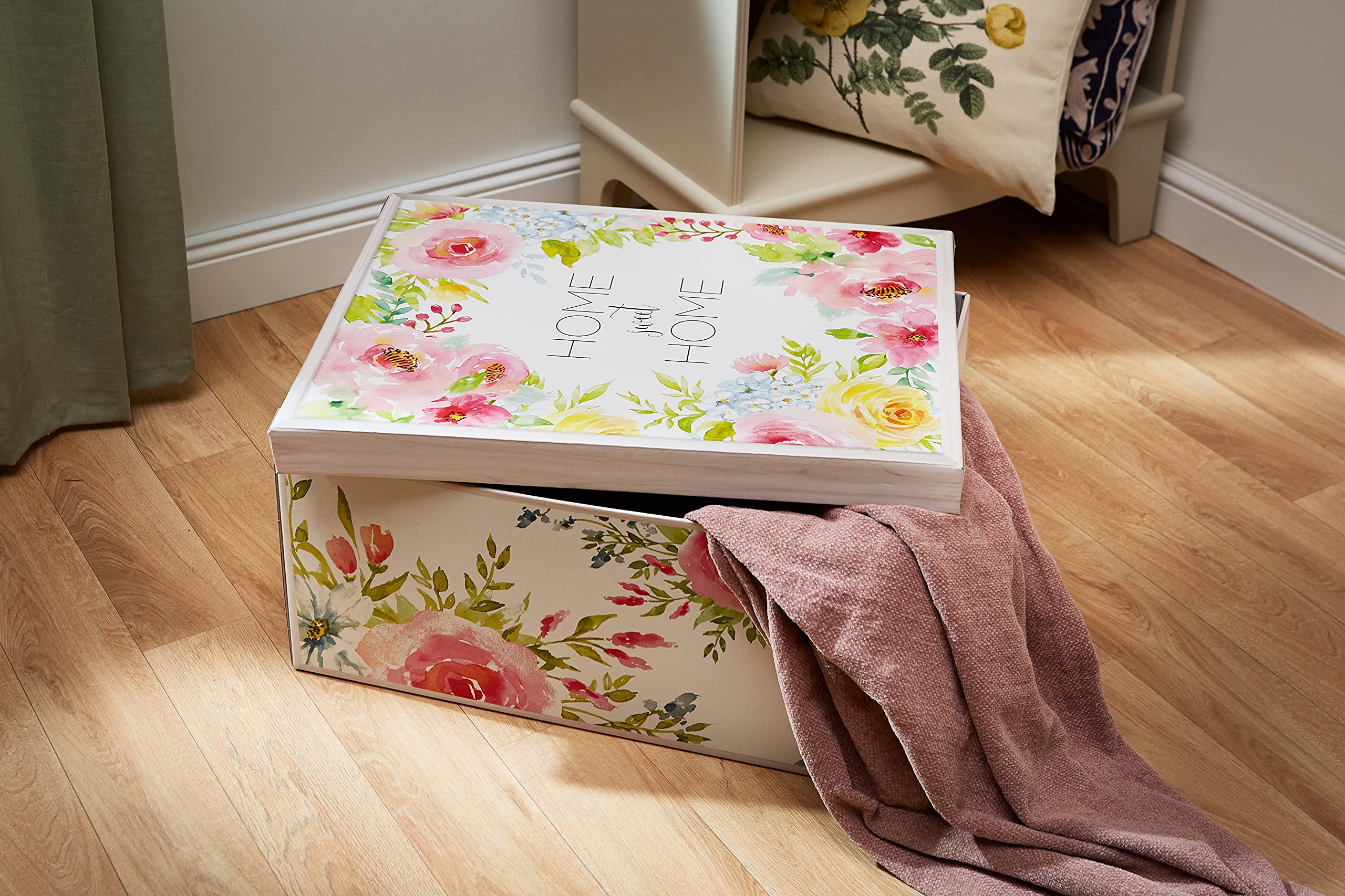 Scatole Organizer Per Armadio Tapirus 25x35x17.5 Cm - Con Coperchio, Per Vestiti, Scarpe, Giochi - Foto 7