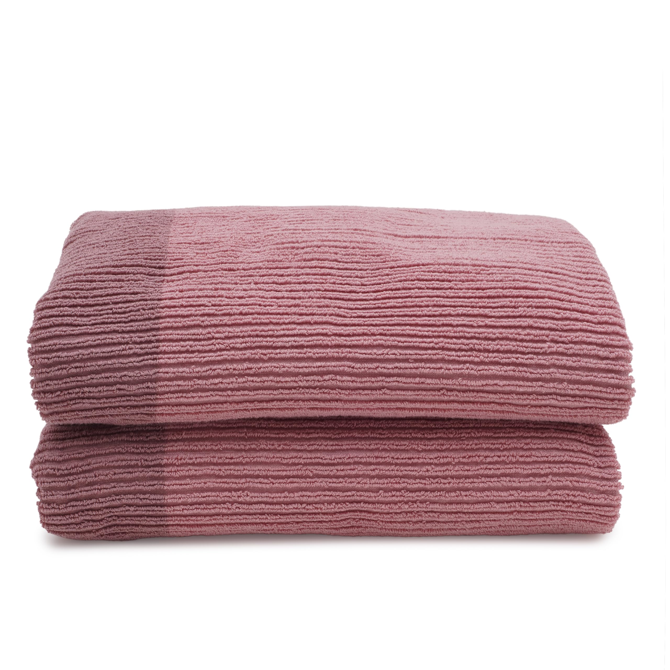 Kinton Crafts | 2 Junior Bath Towel | 100% Cotton | Super Absorbent | Quick Dry | for Kids & Small Adults | Dual-Shade Towels - Dark Pink (B0D8W7T8RX) Amazon Price History, Amazon Price Tracker