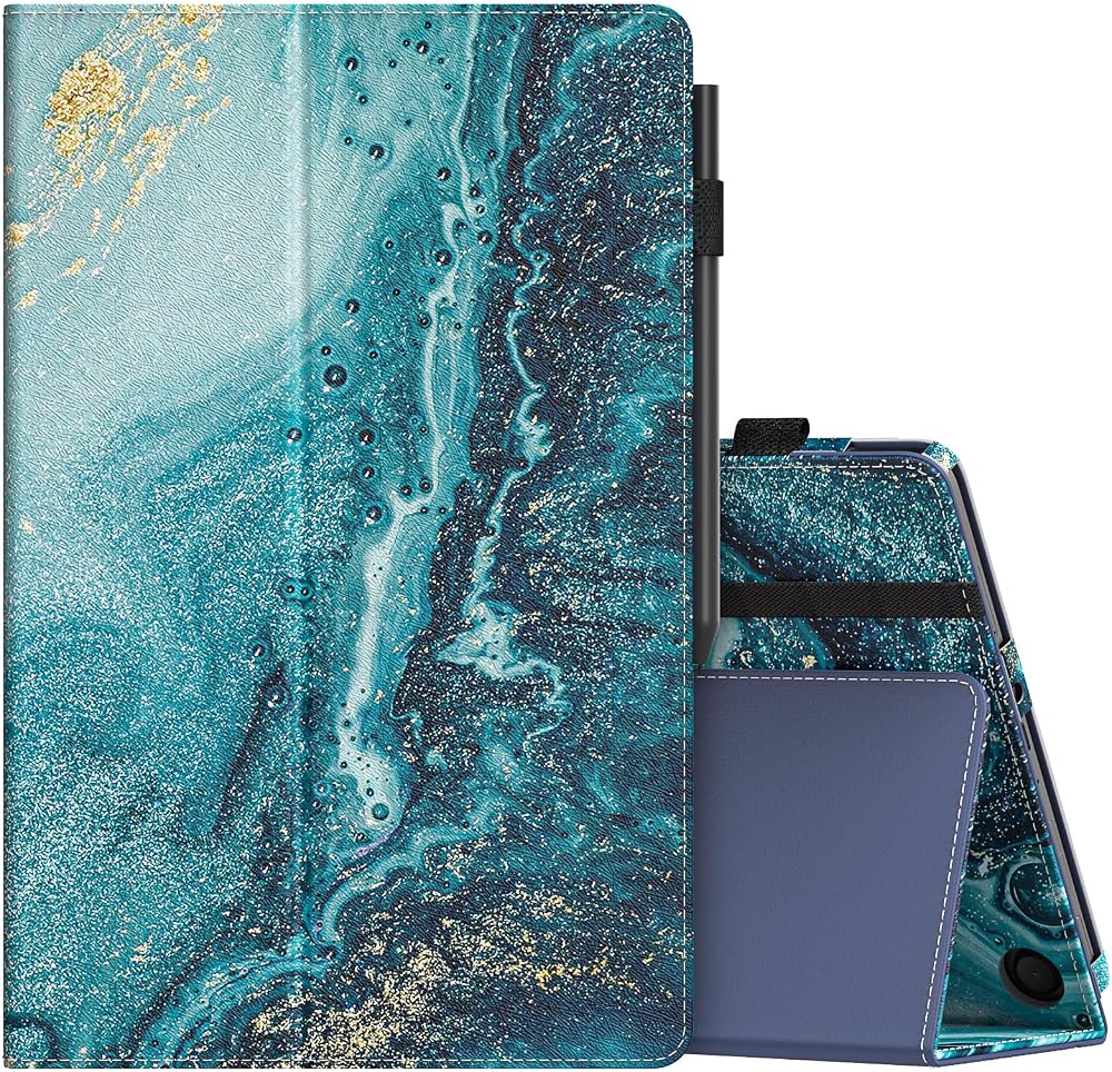 MoKo Case for Kindle Fire Max 11 Case 13th Gen 11", Gilding Texture