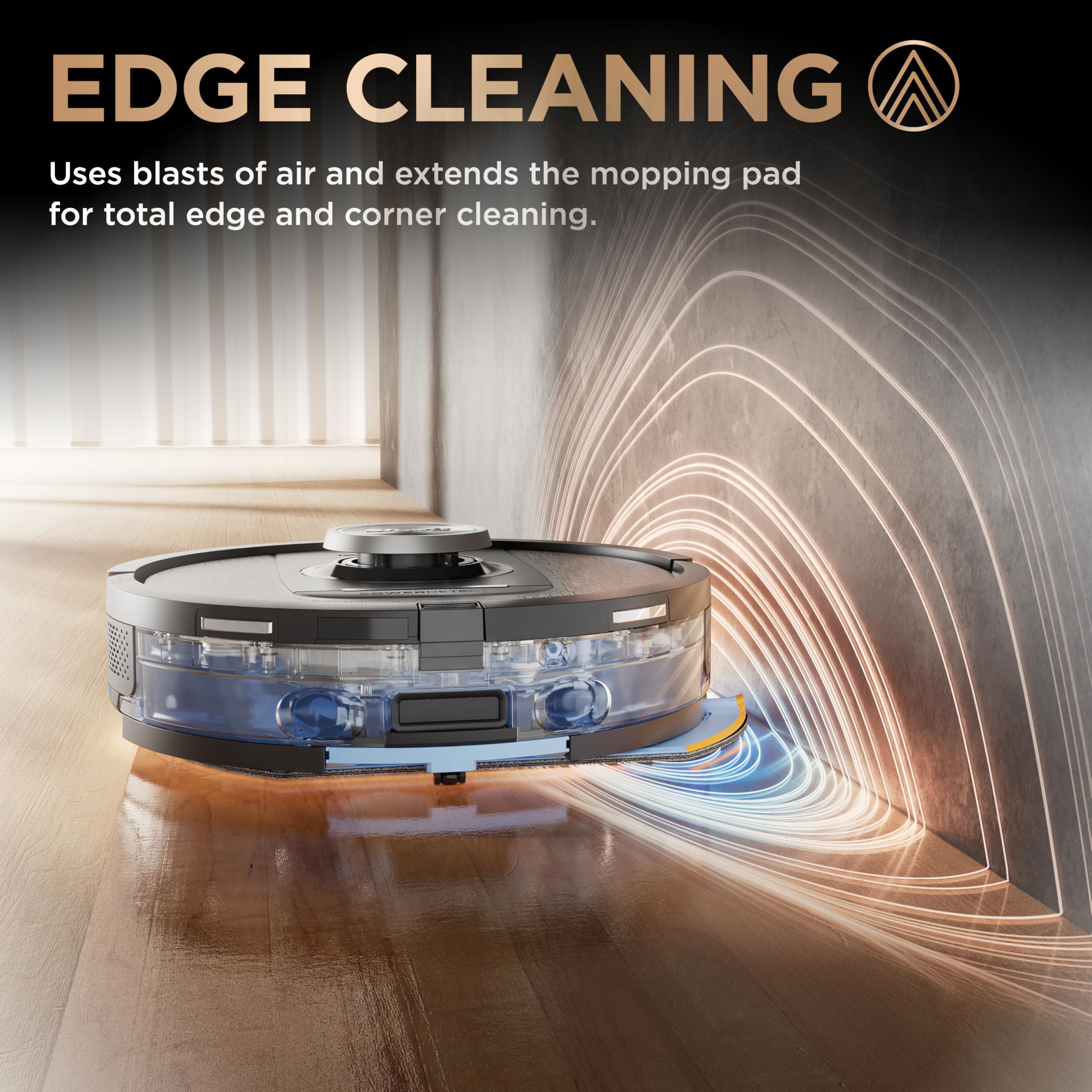 Shark PowerDetect NeverTouch Pro Robot Vacuum & Mop, Black,AV2800ZEBK view 4