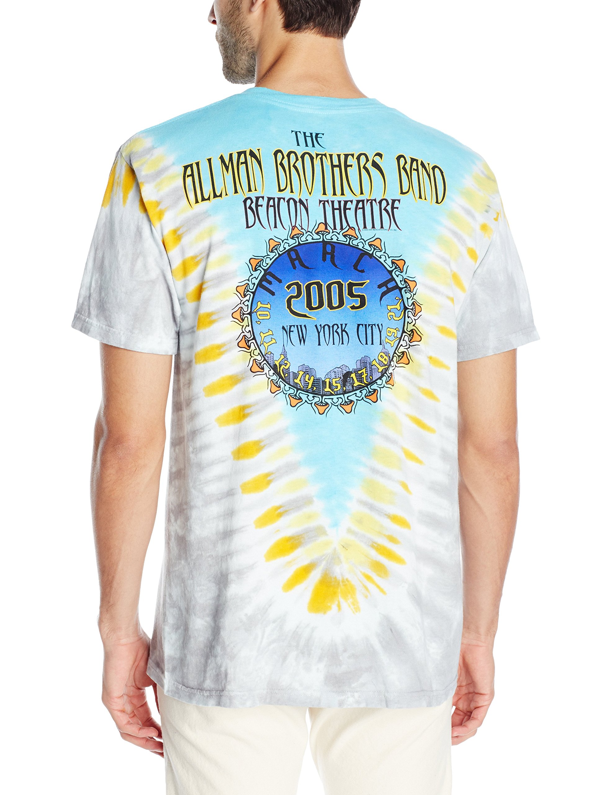 Liquid Blue Allman Bros Flying Peach Short Sleeve T-Shirt Allman Bros Flying Peach Maglietta Manica Corta Uomo