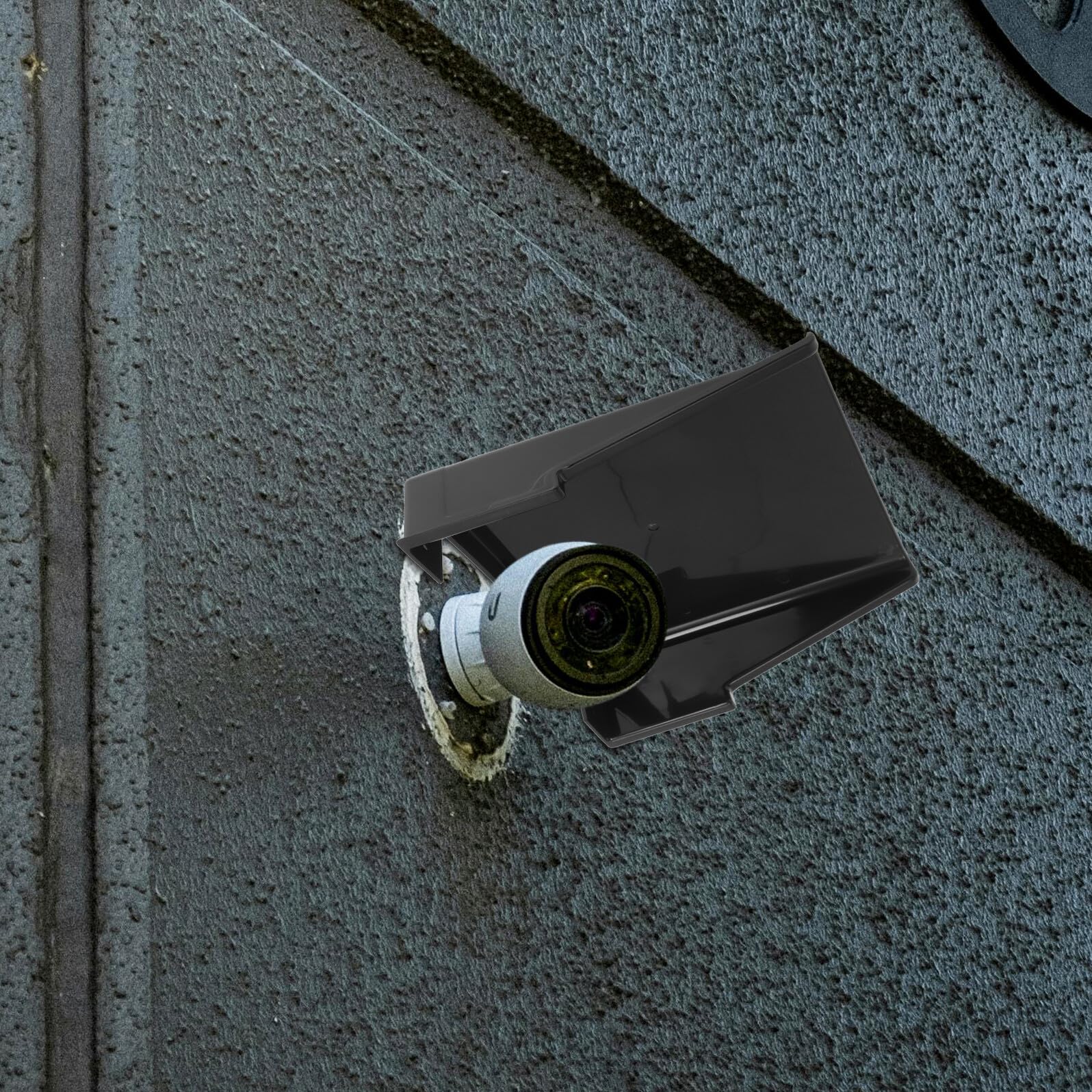BESPORTBLE Housse de Protection pour Caméra Extérieure Abri Plastique Résistant Pluie et Soleil Installation Facile sans Outils Protection Intempéries et Poussière