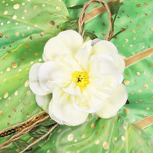 Miniatura 10 de Disfraz de princesa Tinker Bell para niñas pequeñas vestido de hadas para fiesta de cumpleaños vestido para ocasiones especiales con alas verde