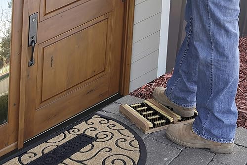 Miniatura 4 de Superio Rascador de zapatos y botas, cepillo para limpiar zapatos exteriores de 10.5 x 14 pulgadas, limpia profundamente y elimina toda la suciedad