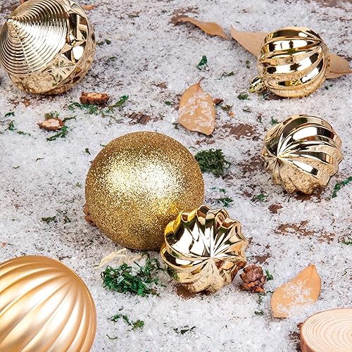 Miniatura 6 de Jusdreen 31 esferas decorativas para árbol de Navidad, inastillables, esferas colgantes para árbol de Navidad, decoración para vacaciones, fiestas,