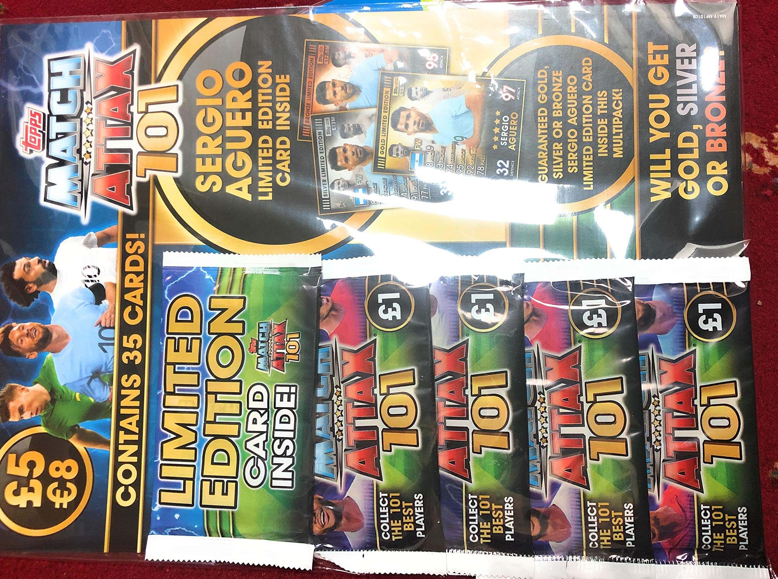 ClickDistribution UK MA101MP Match Attax 101 Trading Card Multipack