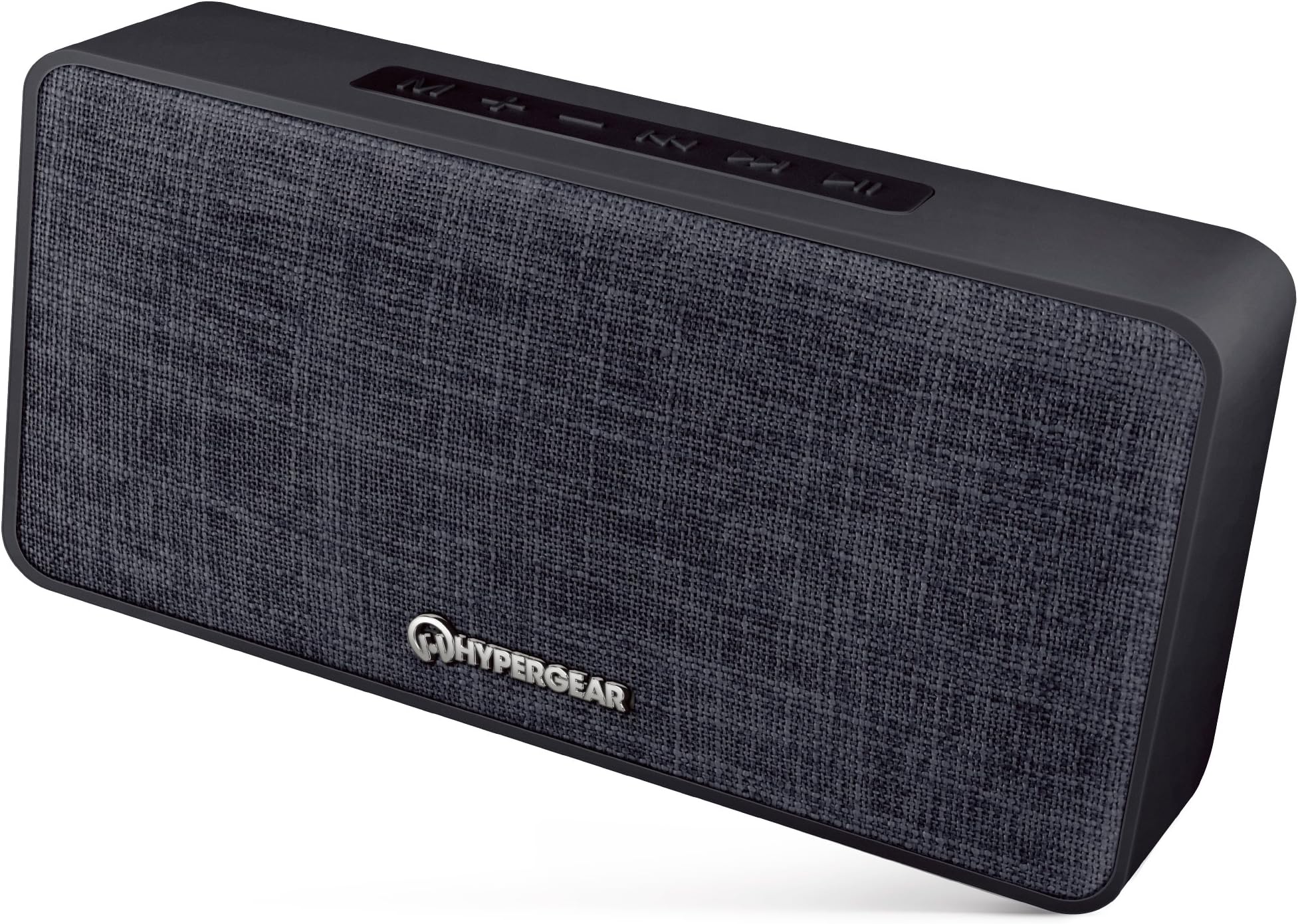 HyperGear FABRIX Wireless Speaker, Bluetooth 4.1, HD Stereo Sound and Precision Bass, Powerful 10W Output With Built-in FM Radio and Hands-free Speakerphone Function (Black)