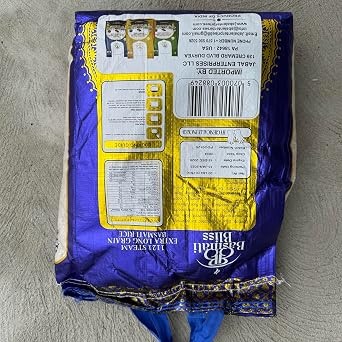 Basmati Bliss 1121 Steam Extra Long Grain Basmati Rice 20 LB Premium Aged Indian White Rice | Long Grain White Rice | Basmati Rice 20 lbs | Fluffy Non-Sticky | Perfect for Biryani & Daily Cooking