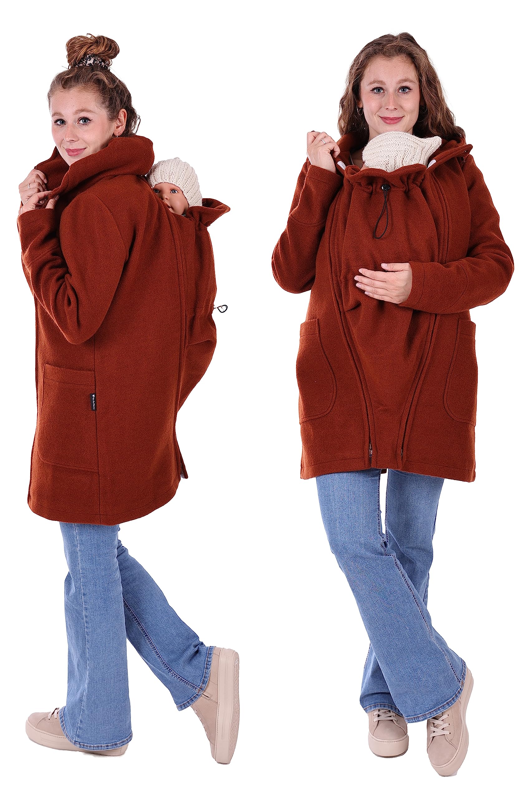 Viva la Mama - Elegante cappotto premaman per l'inverno - VALENTIN