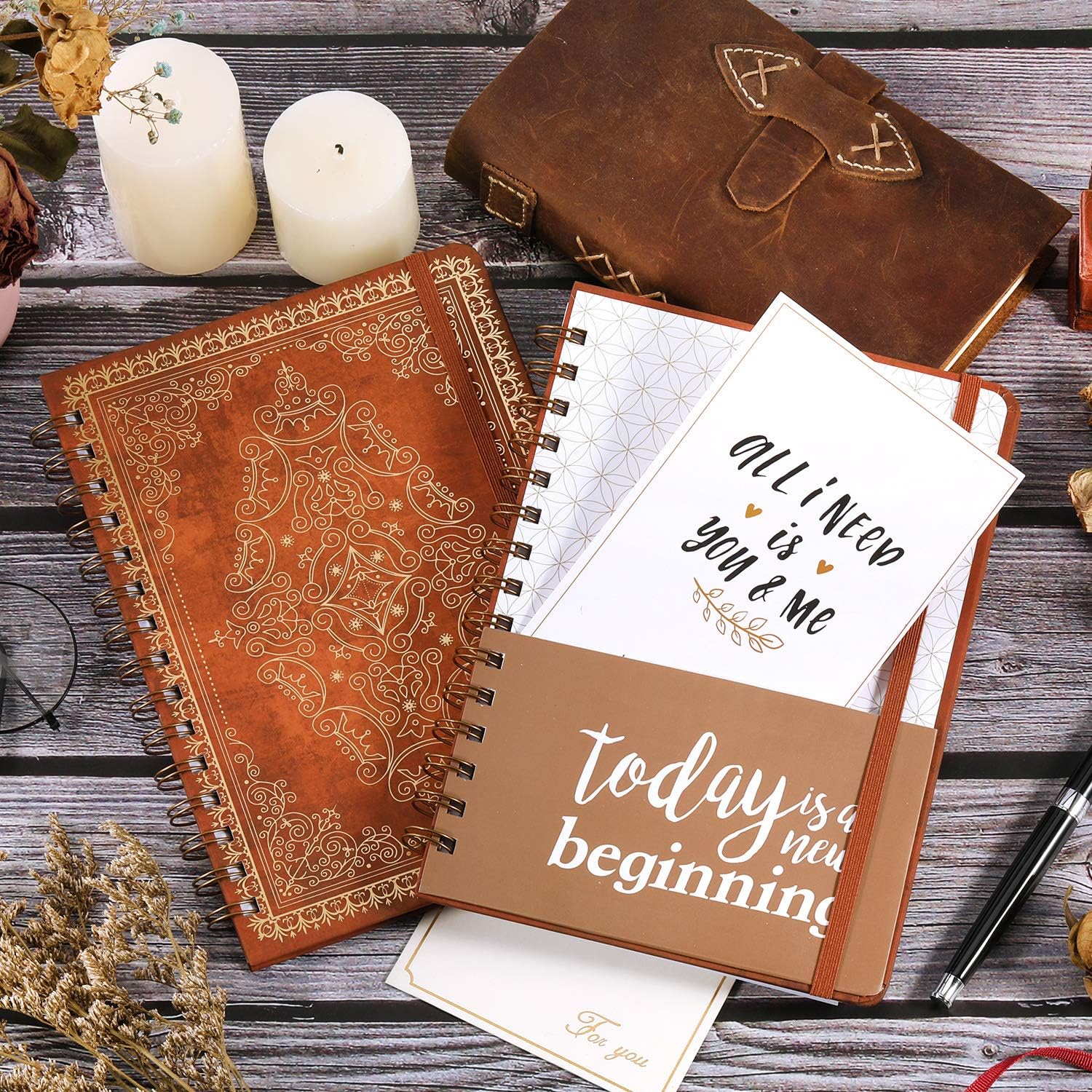 2022 Planner - Weekly & Monthly Planner with Monthly Tabs, 6.3" x 8.4", Jan 2022 - Dec 2022, Hardcover with Thick Paper, Inner Pocket, Retro Brown