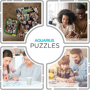 AQUARIUS Parks and Rec Collage Puzzle (500 Piece Jigsaw Puzzle) - Glare Free - Precision Fit - Officially Licensed Parks and Rec Merchandise & Collectibles - 14 x 19 Inches