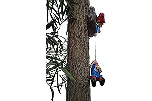 Charming Standing Gnomes with Legs: Embracing Trees with Whimsical Joy