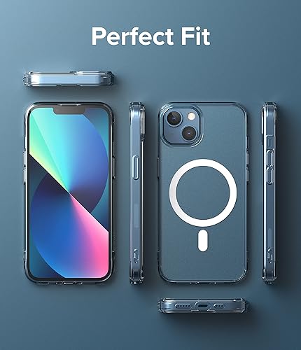 Miniatura 8 de Ringke Fusion - Funda magnética compatible con iPhone 13, translúcida y dura escarcha, a prueba de golpes, funda de teléfono de TPU suave compatible