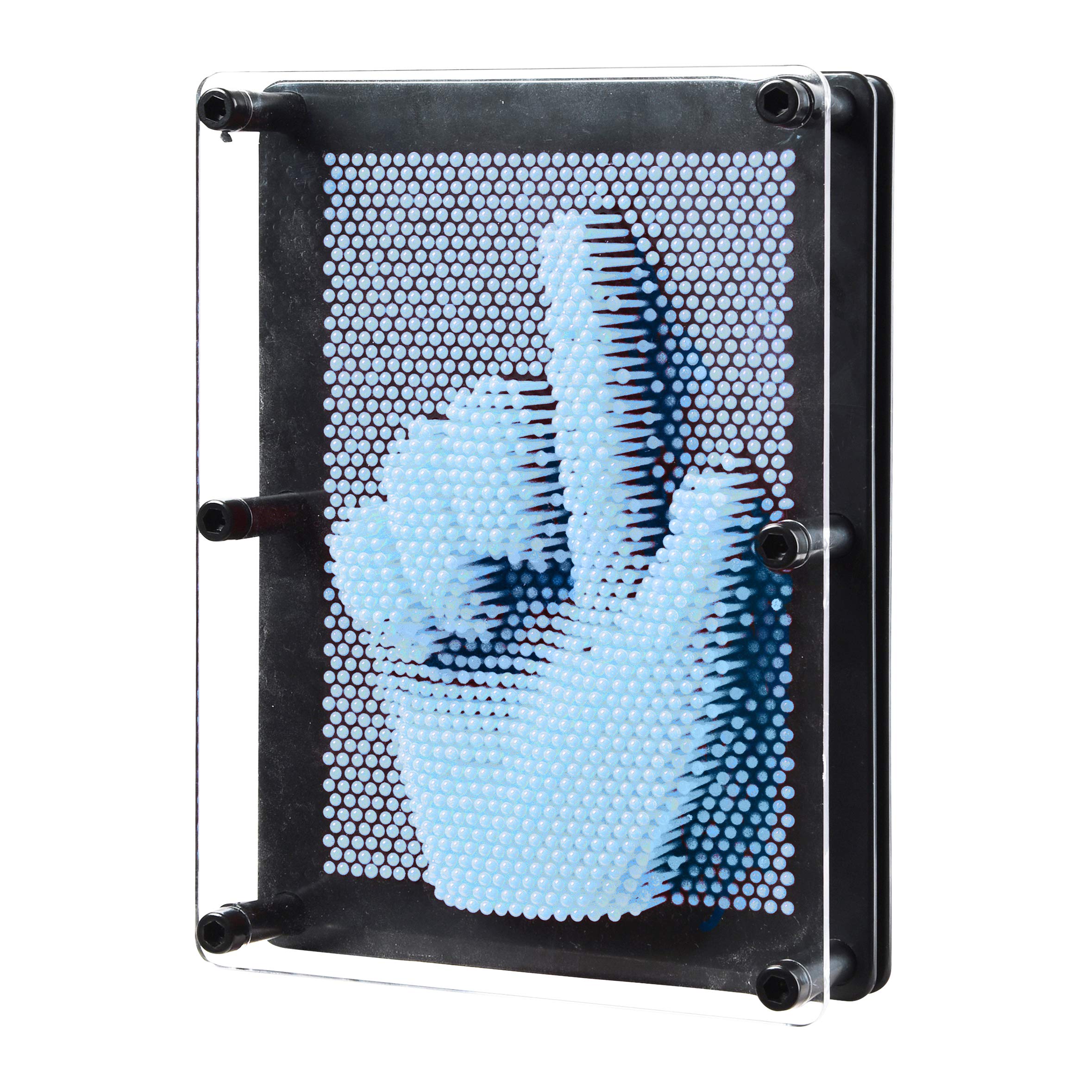 ENJSD 3D Pin Art Toy, Pin Art Board Pin Art Toy for Kids, Sensory Toys for Age 3, 4, 5, 6, 7, 8, 9, 10+ Years Old Kids Boys Girls, Toddler Toys Birthday Gifts Baby Girl Boy Gifts Fidget Toys(Blue)