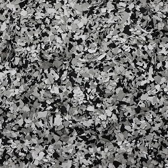 PerformanceDIY Good Half Kit Epoxy Floor Coating- Tan Base with Domino 1/4 Flakes-Light Flake Coverage,Covers 250 sq. ft.-for Garage,Basement, Patio,Commercial Floors,Concrete-Non-Toxic