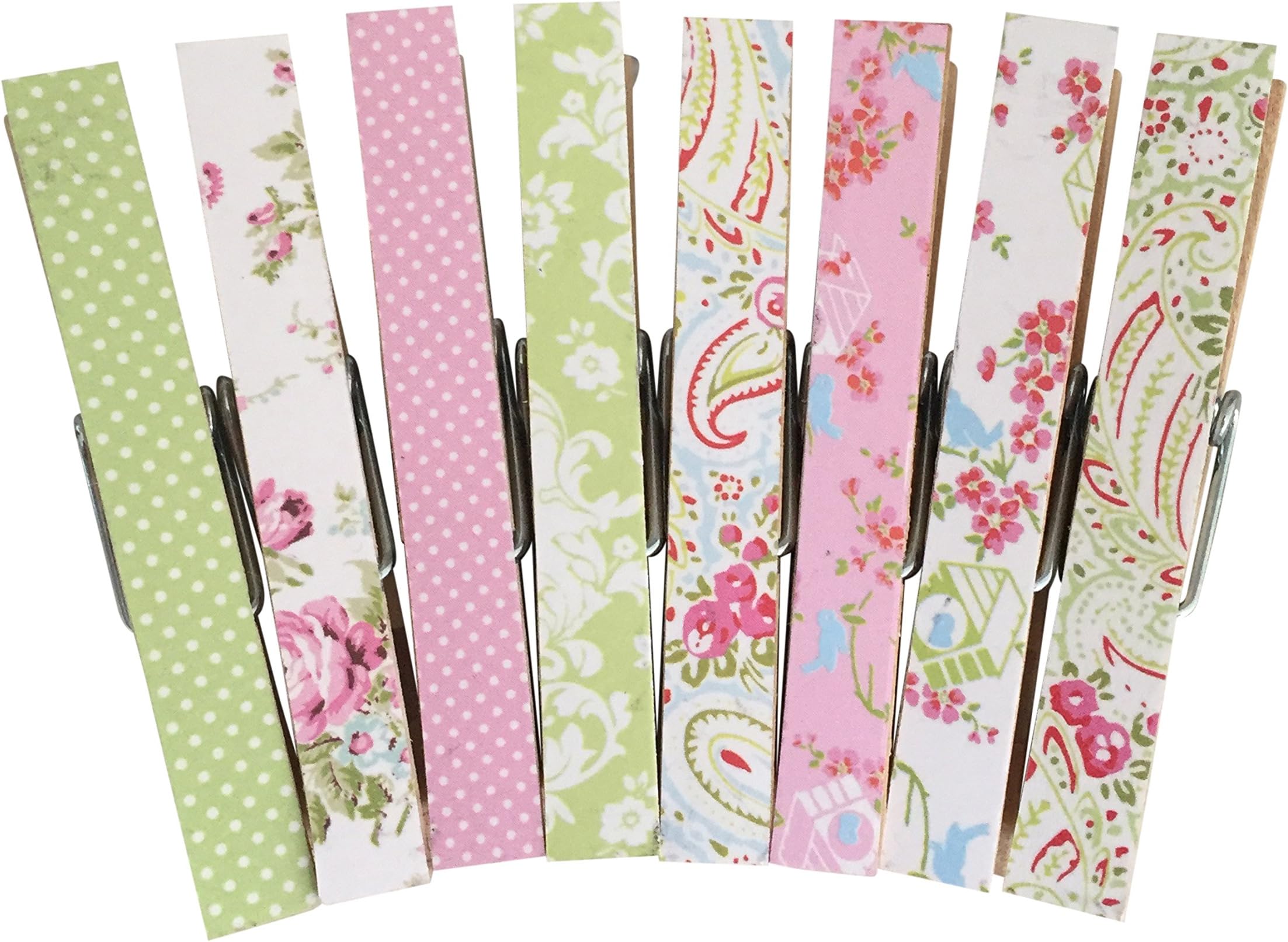 Magnetic Pegs Fridge Magnets - Tanya Whelan Pink and Green Variety Pack
