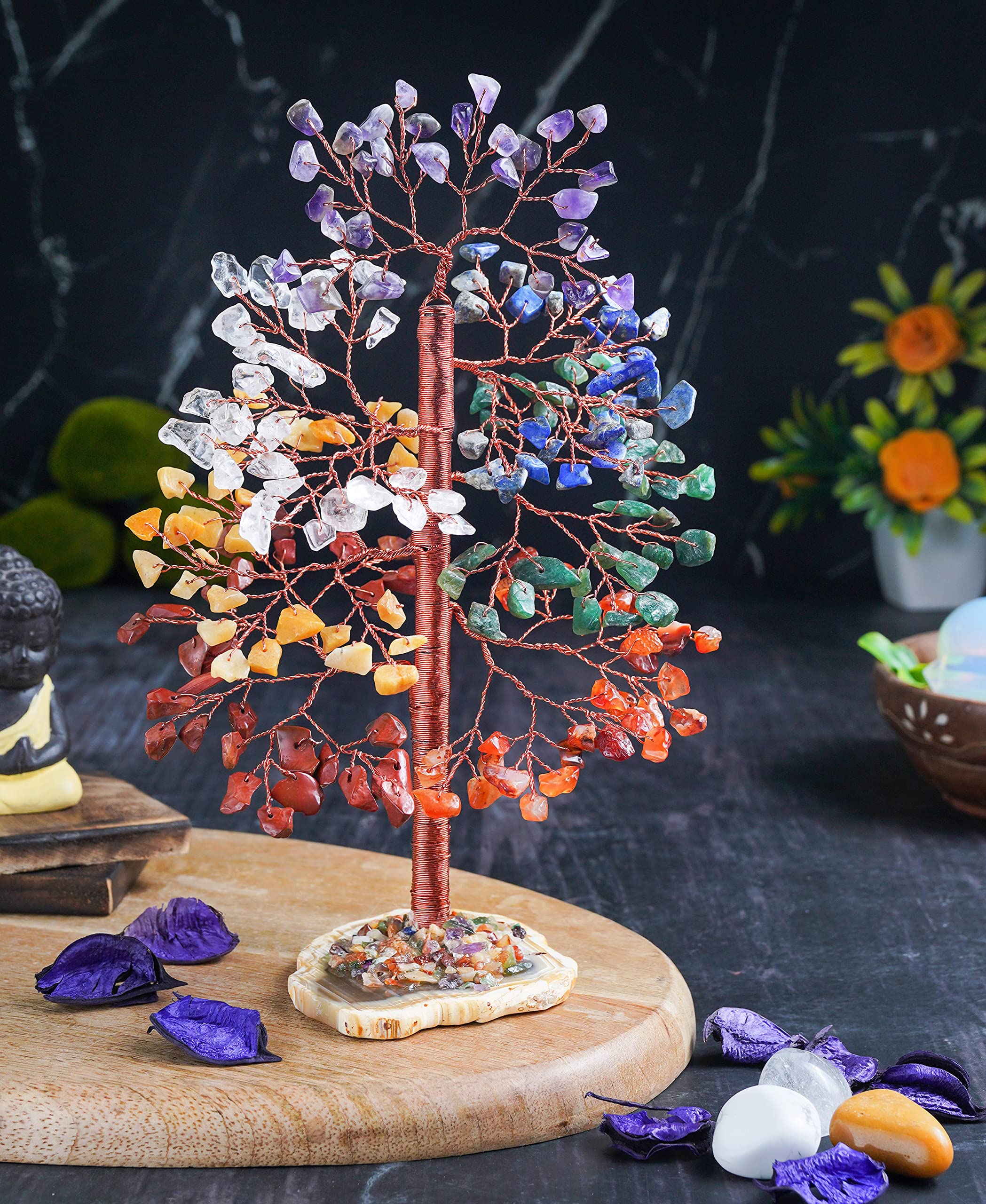 Albero Della Vita Suncatcher 15 Cm - Acchiappasole In Vetro Acrilico Infrangibile, Finestra Arredo Regalo Simbolo Amore E Meditazione - 4
