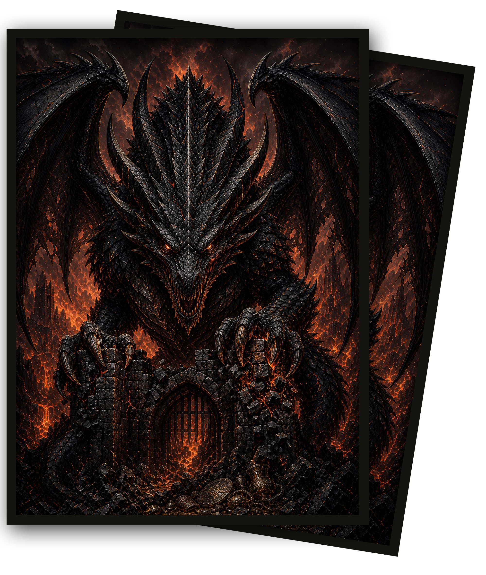 MTG Card Art Sleeves, Ultra-Clear Front & Matte Back, at Least 100 CT โ image 1