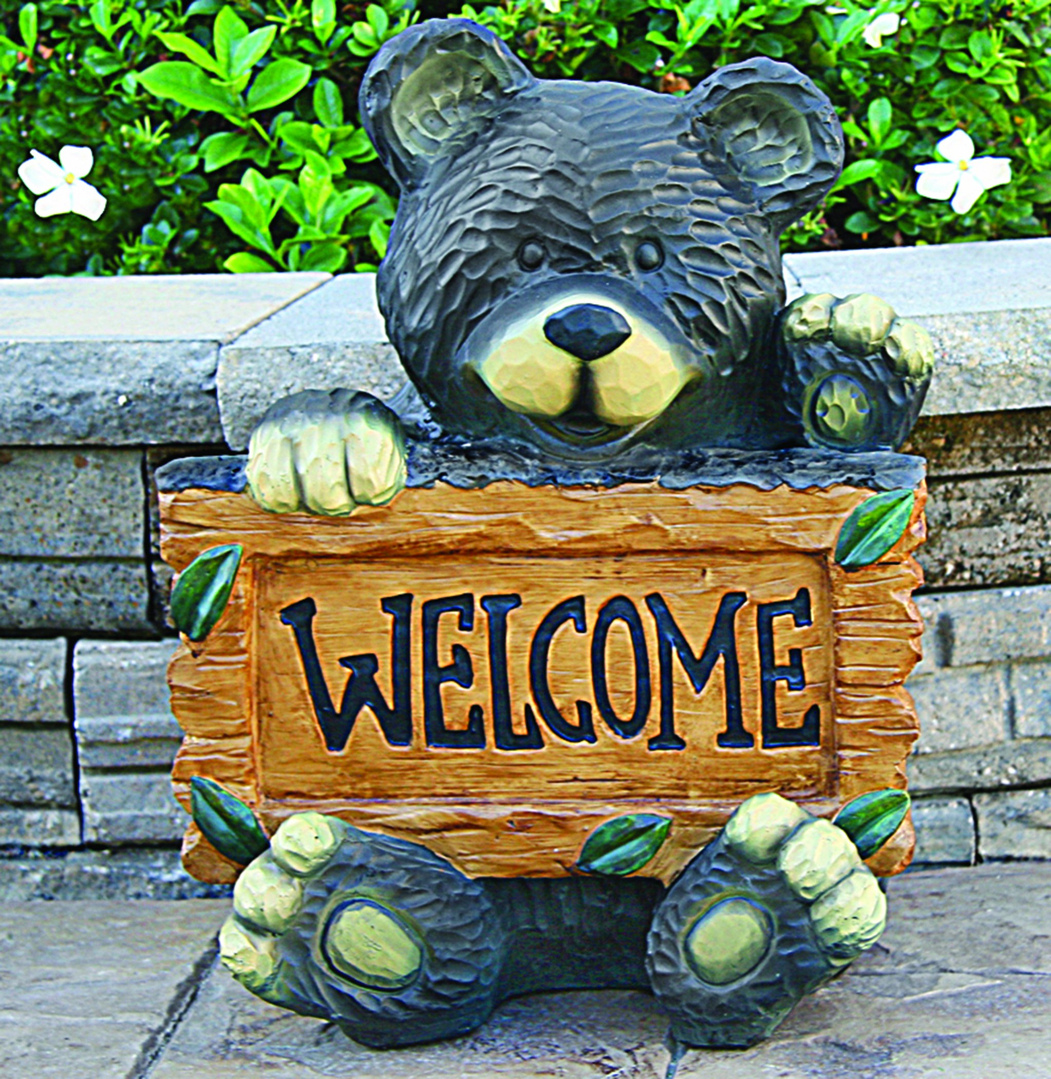 Garden Accents by Beckett Welcome Bear Statuary