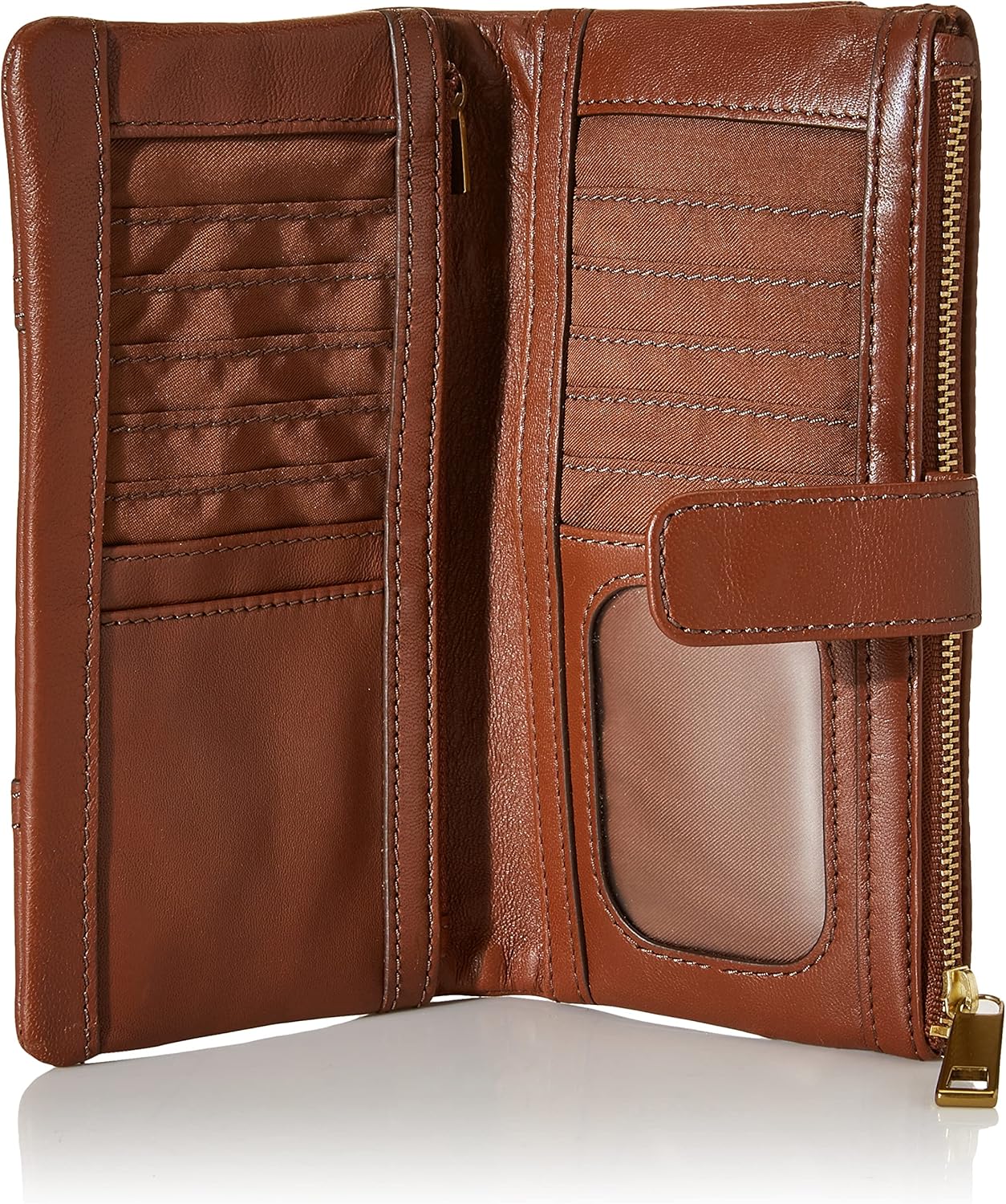 Vista 4 de Fossil Womens Cora Leather Wallet Clutch Organizer