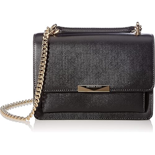 Michael Kors Jade Large Gusset Shoulder Black One Size