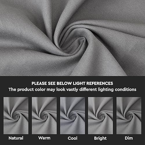 Vista 295 de Encasa Homes - Juego de 2 fundas de almohada, 18 x 18 pulgadas, lona de algodón teñidas, cuadradas, decorativas, para sofá, silla, cama y hogar, Azul