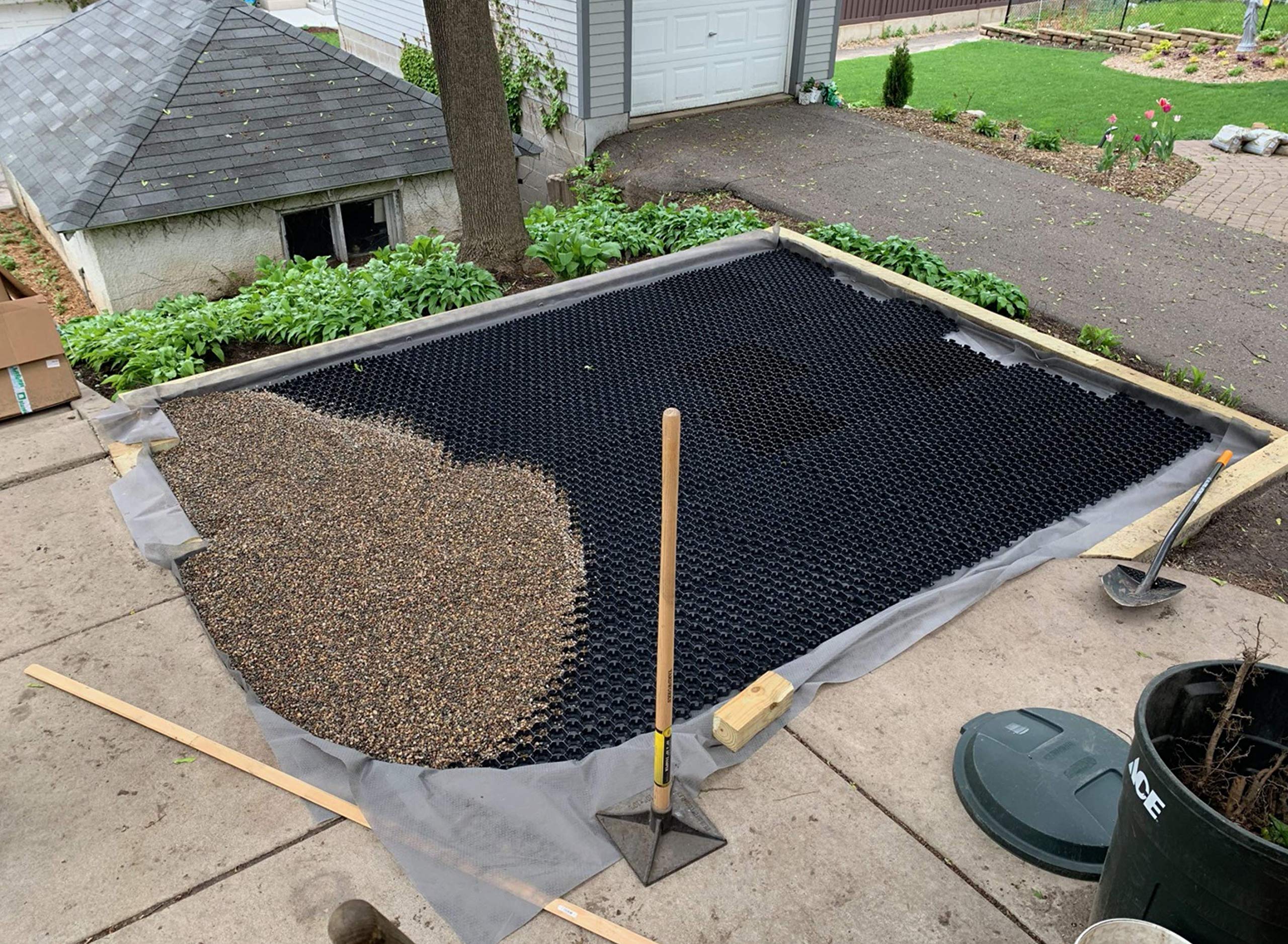 Vodaland HEXpave Grid 1" Depth Permeable Paver System 27,000 lbs