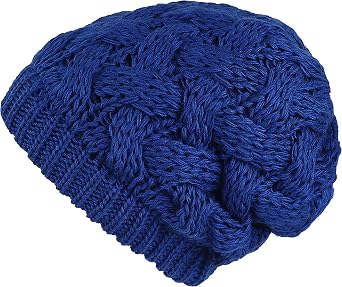 Lilax Women Cable Knit Slouchy Chunky Oversized Soft Warm Winter Beanie Hat