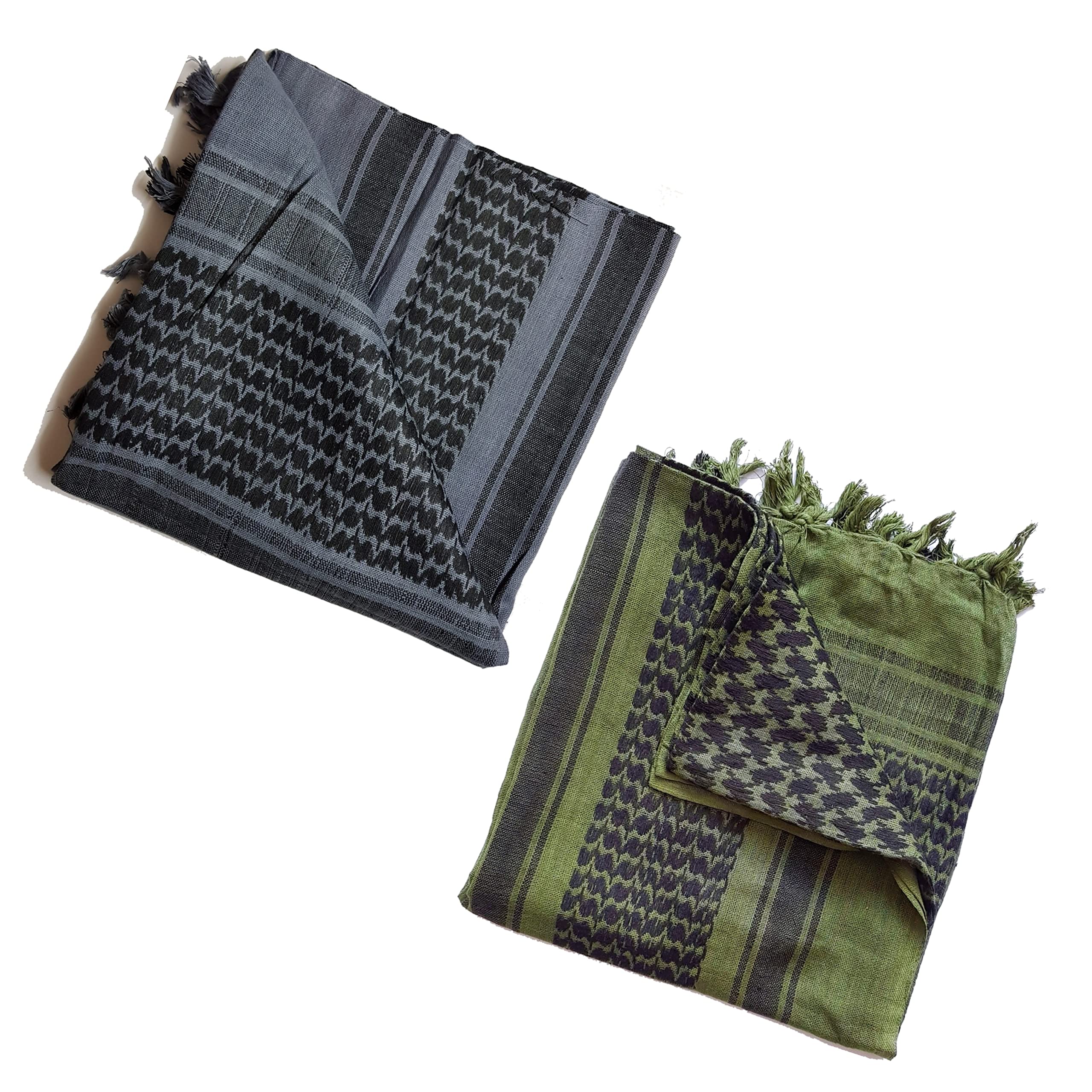 MILSPEC SURPLUS 100% Cotton Shemagh Scarf Arab Face Mask Dust Cover Keffiyeh Head Neck Wrap Digital Camouflage Gun Grenade Skull Star Pattern Scarves