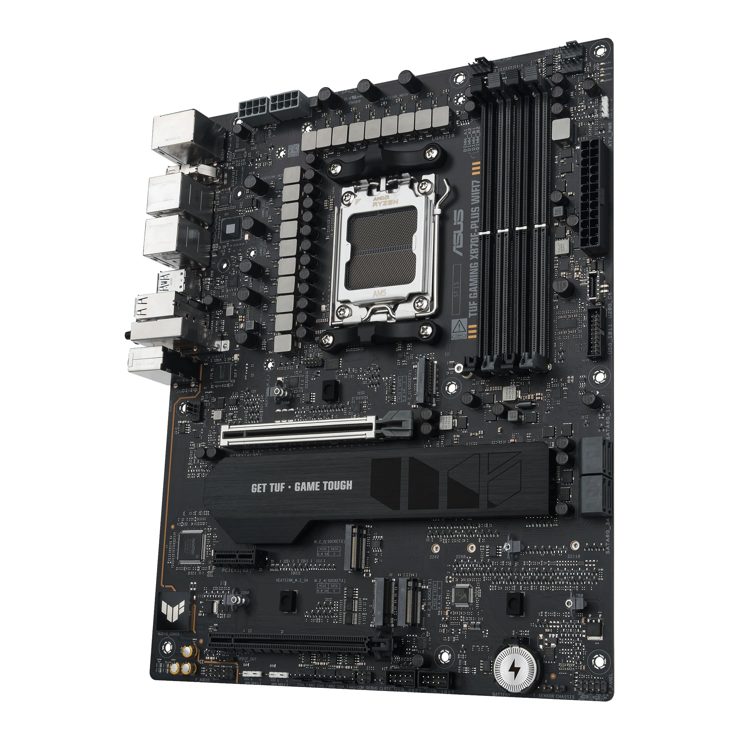ASUS AM4 TUF Gaming X570-Plus (Wi-Fi) AM4 Zen 3 Ryzen 5000 & 3rd Gen Ryzen ATX Motherboard with PCIe 4.0, Dual M.2, 12+2 with Dr. MOS Power Stage
