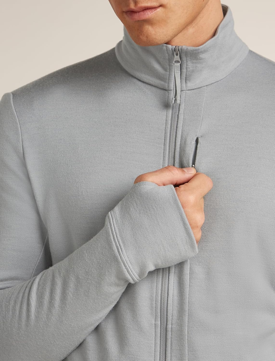 icebreaker Men's Merino 260 Quantum Long Sleeve Zip Mid Layer Jacket - Image 4