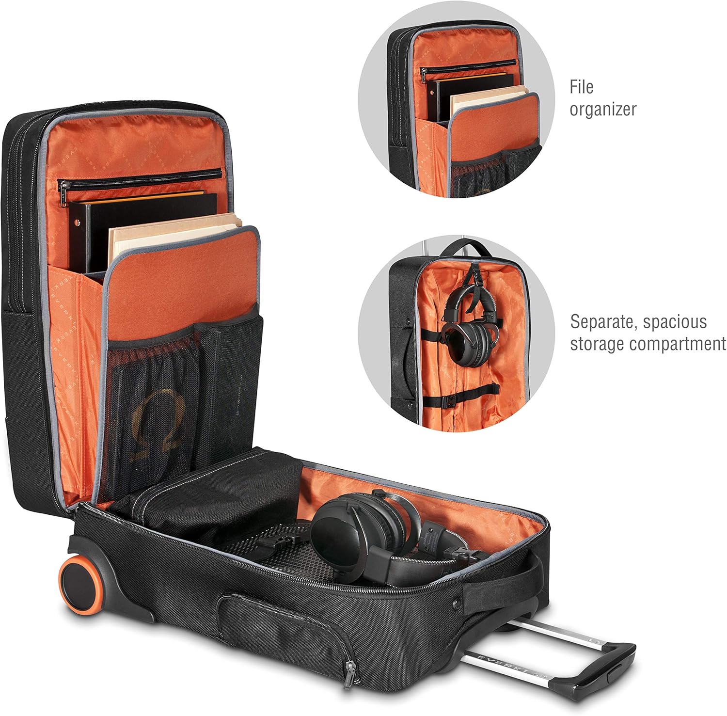 Tech Deals 🔥 EVERKI Wheeled 420 Carry-on 18.4-Inch Gaming or Workstation Laptop Trolley, Business Professional, Gamer (EKB420)