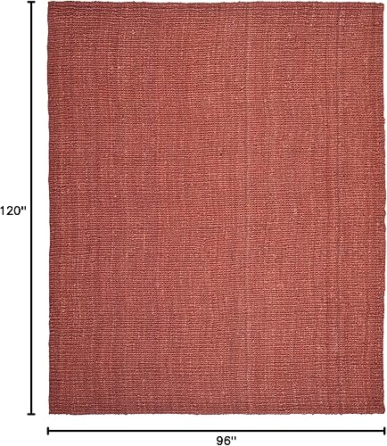 Vista 298 de SAFAVIEH Colección Natural Fiber NF447A - Tapete de pasillo, yute texturizado grueso tejido a mano de 0.75 pulgadas de grosor, ideal para zonas