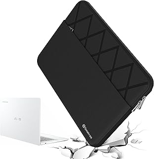 Smatree 14.0 インチ パソコンハードケース 14インチ ASUS ROG Zephyrus G14 2023/2022、Dell Latitude 3445 Chromebook、Lenovo ThinkPad L14 Gen 4/3、HP ZBook Firefly 14 G10などのノートPCに対応 アクセサリーポケット付き保護ラップトップケース 特許取得の耐衝撃設計 (E425)