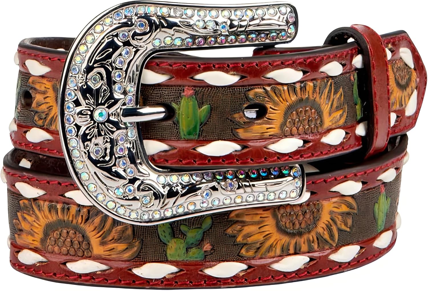 Angel Ranch Girl's Sunflower Cactus Belt